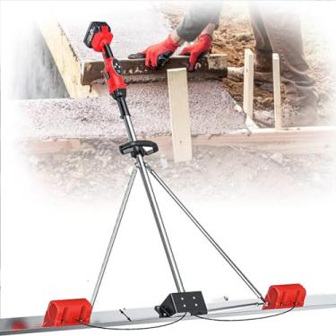 Imagem de Dispositivo de processamento de concreto, suave de cimento sem fio, conjunto de vibração de betonilha, máquina altamente eficiente para alisar superfícies de parede de cimento, dispositivo de