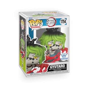 Imagem de Epic Collectibles Pop Anime: Demonslayer - Gyutaro Blood Attack Exclusive Vinyl Figure Included with Box Protector Compatible for Funko