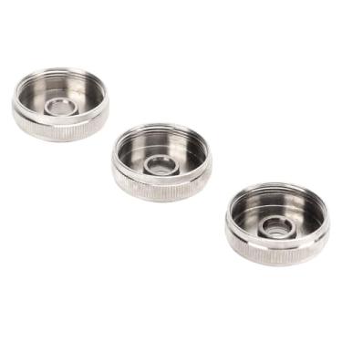Imagem de RiToEasysports Melhore a Precisão da Tampa da Válvula de Trompete, Pistão de Parafuso de Metal Prateado para Substituição de Trompete, Acessórios de Instrumento Musical (OE da tampa inferior: 5615Q0)
