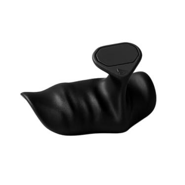 Imagem de Luva De Academia Musculação Antiderrapante Protetor de Palma Unissex(Preto)