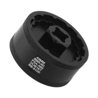 Imagem de harayaa Extrator de Movimento Central 5 em 1 para Bicicleta, Ferramenta de Remoção de Movimento Central em Liga de Alumínio para 44mm, Preto