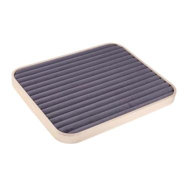 Imagem de YIJU Organizador de Joias, Bandeja de Joias em Veludo, Expositor de Anéis e Leve para Mesa, Casa, Loja e, Retângulo Cinza