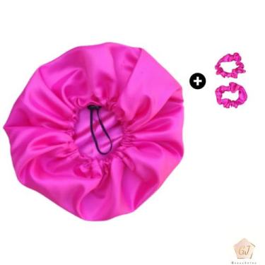 Imagem de touca~Decetim.Ajustável Anti Frizz Toque De Seda - gj acessorios
