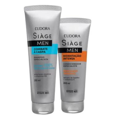 Imagem de Kit Shampoo Anticaspa e Condicionador Hidratação Masculino Combate a C