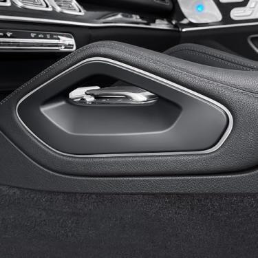 Imagem de MbenRundy Painel de mudança de marchas do carro console central caixa de apoio de braço lateral guarnição capa protetora para Mercedes Benz GLS X167 GLE W167 Coupe C167 450 580 350e 63 53 AMG