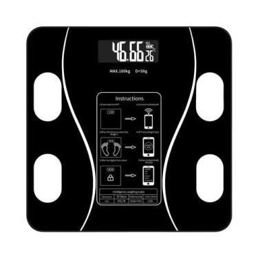 Imagem de Balança Digital De Gordura Corporal Sem Fio Inteligente Analisador De 