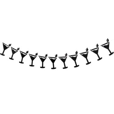Imagem de CIEQR Faixa de guirlanda de Martini - Banner de decoração de aniversário Tini Bit mais antigo, guirlanda de martini para despedida de solteira, chá de panela, aniversário, coquetel e celebrações de