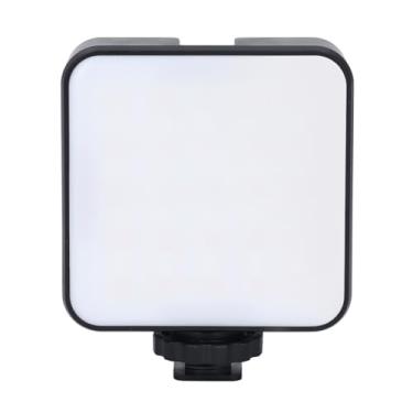 Imagem de Ymiko Luz de Vídeo LED RGB Portátil para Fotografia, Iluminação de Câmera Colorida 3000K 6500K Com Alto CRI 95+, Bateria de 1200mAh, 3 Montagens de Sapata Fria e Rosca de tripé de 1/4" (Preto)