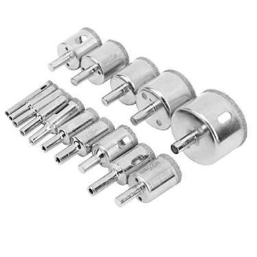 Imagem de Acouto Conjunto de Brocas - Serra de Furo Banhada para Ferramentas de Corte de Vidro, Cerâmica, Mármore e azulejos. Desempenho e.