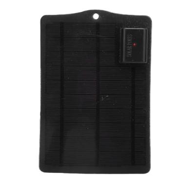 Imagem de Alomejor Carregador de Painel Solar de 7W, Monocristalino Silício Portátil para Telefone de Emergência Ao Ar Livre Carregando Poder Solar Dobrável Compacto (Preto)