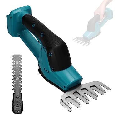 Imagem de CIADAZ Cortador de cerca viva sem fio Aparador de grama elétrico Tesoura de poda para ramos de jardim Gramado Cerca Cercada Weeder Ferramenta de jardinagem