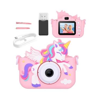 Imagem de Câmera Infantil Série Unicórnio 1080P HD, Câmera Digital De Vídeo Para