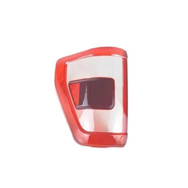 Imagem de compatível com ford F-150 2021 2022 2023 acessórios do carro capa da lâmpada traseira escudo da luz traseira habitação sombra traseira abajur claro(Left)