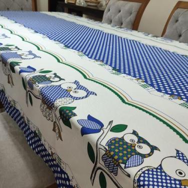 Imagem de Toalha de Mesa Oxford Estampado 6 lugares 140X200 Estampa:Coruja - Alg