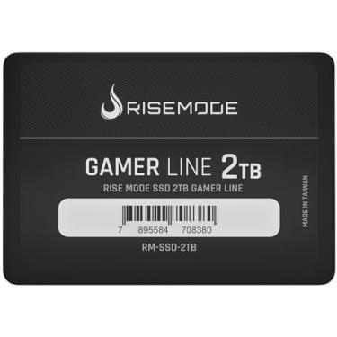 Imagem de Rise Mode EUA SSD Sata III 2TB Unidade de Estado Sólido Interna Game Line Desktop PC ou Laptop 2.5