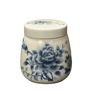 Imagem de Ceramic Storage Jars, Vintage-Inspired Glazed Ceramic Tea Caddy, For Holding Ground Coffee, Sugar, Spices, Etc, A Unique Gift for Tea Enthusiasts (5)