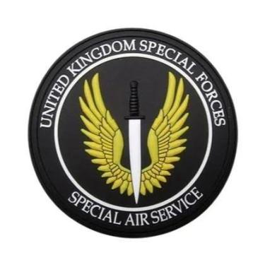 Imagem de Emblema Tático De Bordado De 8,5CM Com tiras autocolantes, Distintivos