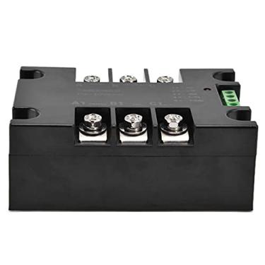 Imagem de Regulador de estado sólido, tiristor trifásico, tensão de temperatura, equipamento de controle de escurecimento, circuito multifuncional AC380V, transformador de iluminação (TSR-100WA-H sem radiador)