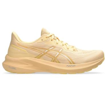 Imagem de ASICS Tênis de corrida masculino GT-1000 13, Laranja claro/amarelo desbotado, 46