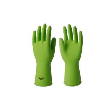 Imagem de Luva Latex Limpeza Multiuso Sanro Top Verde, M