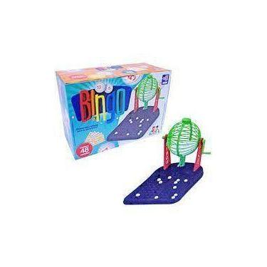 Imagem de Jogo De Bingo Com 48 Cartelas Víspora 33cm 90 Bolinhas Vispa