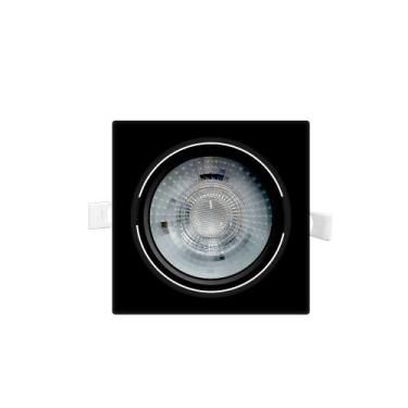 Imagem de Spot Embutir Quadrado Alltop LED PAR30 10W 45º Preto - TASCHIBRA, Luz 