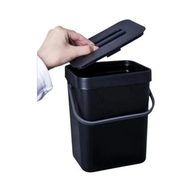 Imagem de Lixeira Grande De Parede Multifuncional: Cesto De Lixo Conveniente Par