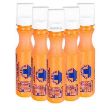 Imagem de Kit 05 Peças Marcador Caneta Riscador Pincel Industrial Traço Forte Pe