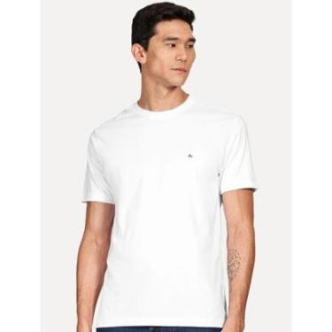 Imagem de Camiseta Aramis Masculina Basic Lisa Dark Logo Branca-Masculino