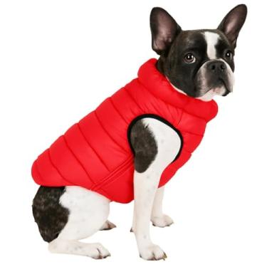 Imagem de Jaqueta térmica para cães Pet Life 63RDLG Pursuit acolchoada ultra-felpuda 44; vermelha - grande