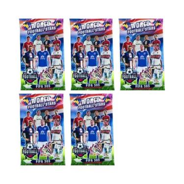 Imagem de Estrelas Do Futebol Mundial 9 Cartas Por Pacote Coleção De Cartas Dour