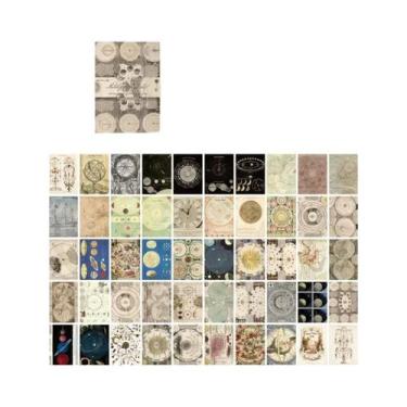 Imagem de Papel Artesanal Vintage Com Padrão Floral 100 Folhas Escrevível Decora