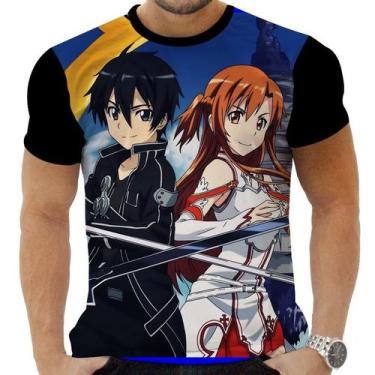 Imagem de Camiseta Camisa Personalizada Anime Clássico Sword Art Online 10 - Zah