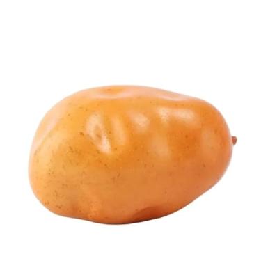 Imagem de Ornamento artificial de frutas e vegetais para decoração de casa, laranja, pêssego, pêra, uva, limão, pêssego, ornamento, adereços fotográficos (marrom)