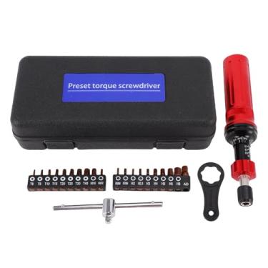 Imagem de Fafeicy Conjunto de Chave de Fenda de Torção Mecânica Predefinida Torque Ajustável 0,5 3Nm Com Conector Sextavado de 1/4 pol. S2 Bits de Aço para Montagem Eletrônica de Reparo de