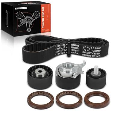 Imagem de A-Premium Kit de correia dentada do motor compatível com Ford Focus 2000-2004, Contour 1999-2000, Escort 1999-2003 e Mercury Cougar 1999-2002, Mystique 1999-2000 - 2.0L