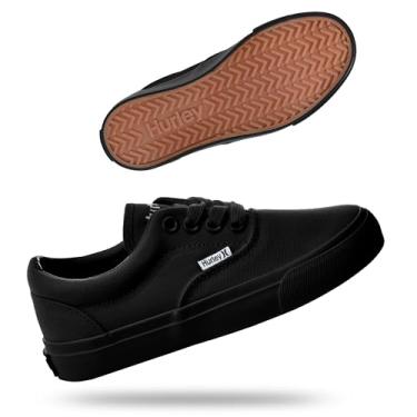 Imagem de Hurley Boys Girls Lace-Up Black Sneakers for Little Kid/Big Kid Youth Shoes