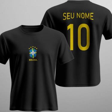 Imagem de Camiseta Copa 2026 Frente e Costas Dry Fit Malha Fria Leve Confortavel