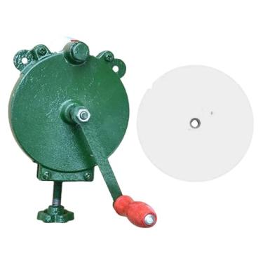 Imagem de Ioensy Afiador de facas manual com manivela e pedra de amolar de grão fino, prático e ao desgaste, de, 4inch