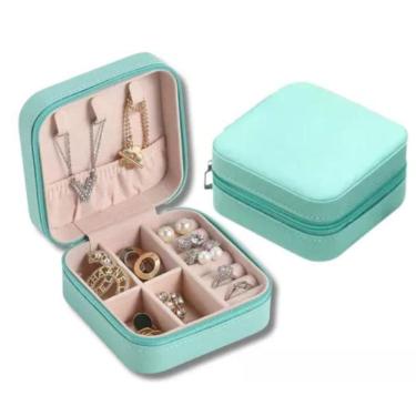 Imagem de Porta Jóias Couro Premium Tiffany Viagem