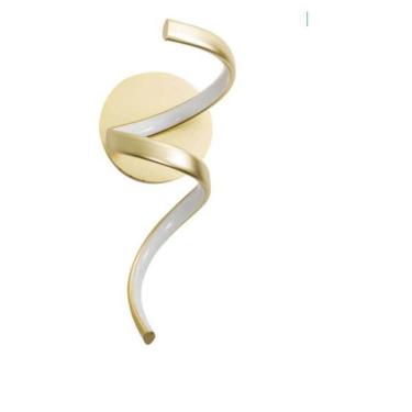 Imagem de Arandela Worm Dourada 10W 3000K