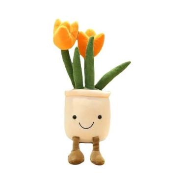 Imagem de Brinquedo De Pelúcia Kawaii De Flor Artificial De 30cm, Cacto E Girass