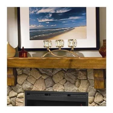 Imagem de Castiçal de cristal, castiçal de cristal, suporte de vela de candelabro, 3 braços, castiçais de cristal, mesa de arco, centros de mesa para centro de mesa de jantar de casamento (cor: prata)