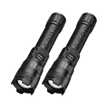 Imagem de Lanterna LED Ultra Brilhante 2000LM Recarregável Por USB, Tocha Tática