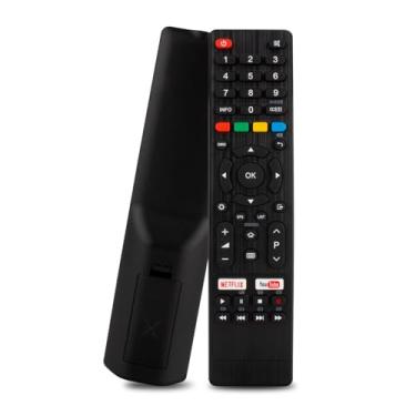 Imagem de Controle remoto RM-C3227 para substituição de controle remoto JVC TV RM-C3354 RM-C3348 RM-C3349 4K Ultra HD Smart TV ATV65UHDS-0319 LT-40N5105A LT-32N3105AC para Smart TV Bauhn ATV65UHDS-0319 ATV50UU