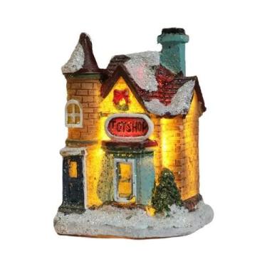 Imagem de Mini Luz LED Para Casa, Decoração De Natal, Enfeites De Resina Para Ca