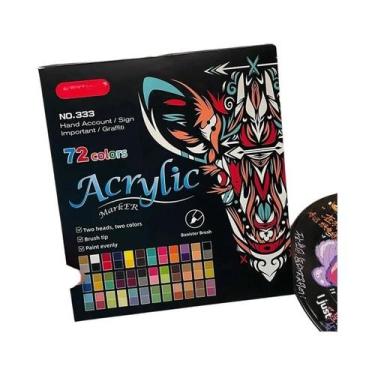 Imagem de Caneta Marcadora Acrílica À Base De Água Para Cerâmica, Modelagem, Gra