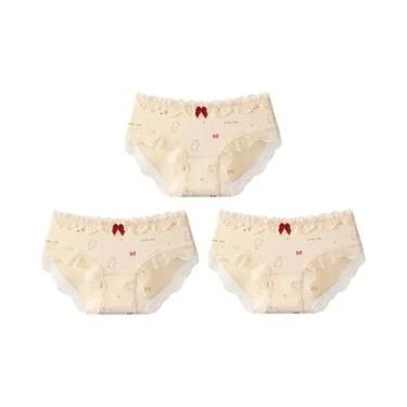 Imagem de Conjunto De Calcinhas De Renda De Natal Para Mulheres, Briefs Triangul
