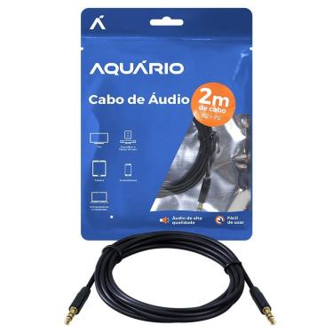 Imagem de Cabo P2 Stereo + P2 Stereo 2m Aquario
