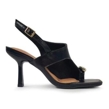 Imagem de Sandália Beira Rio Salto Alto Fino Bico Quadrado 8490 312-Feminino